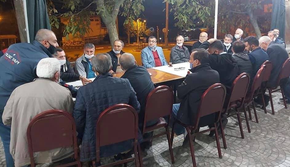 Başkan Bülent Öz, Akşam Kahvehane Ziyaretlerinde (2)