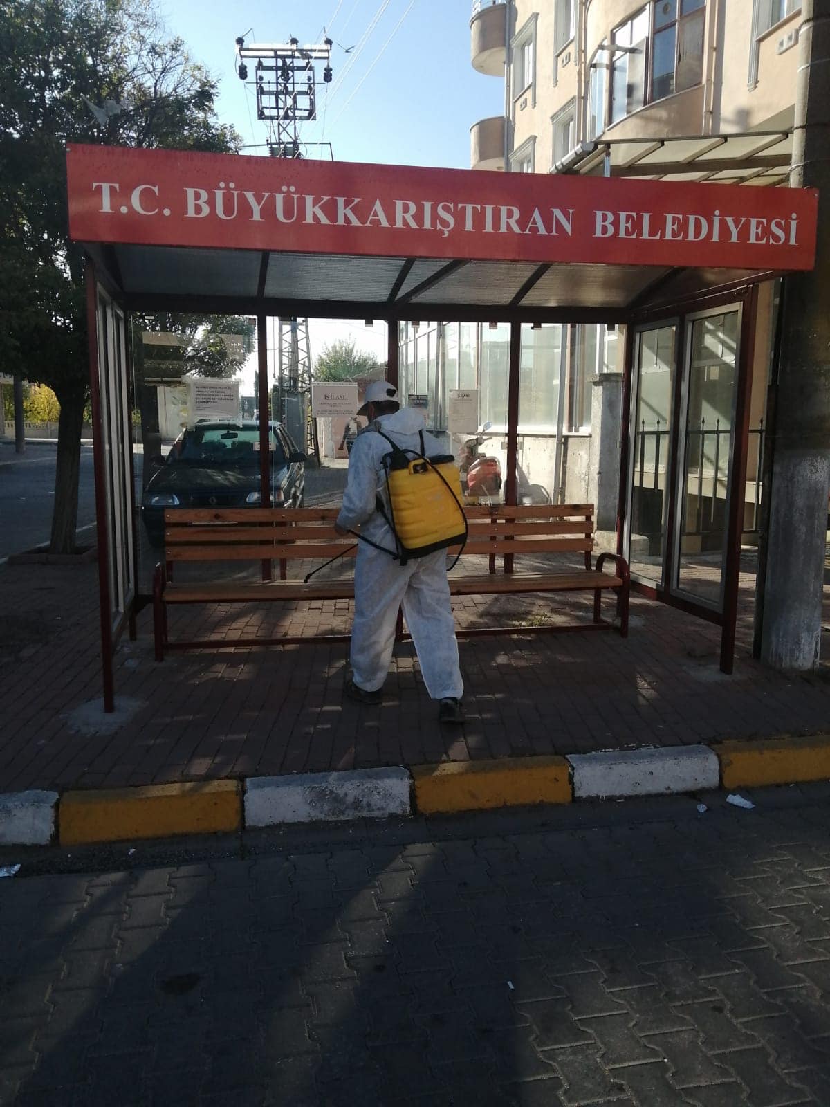 Büyükkarıştıran’da Salgın ile Mücadeleye Devam Ediliyor (5)