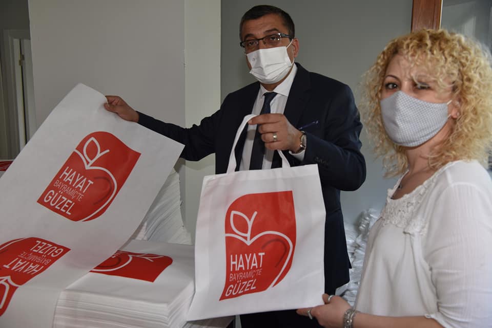 Çan Tekstil Atölyesi İlk Siparişlerini Bayramiç Belediyesi'ne Hazırlıyor (3)