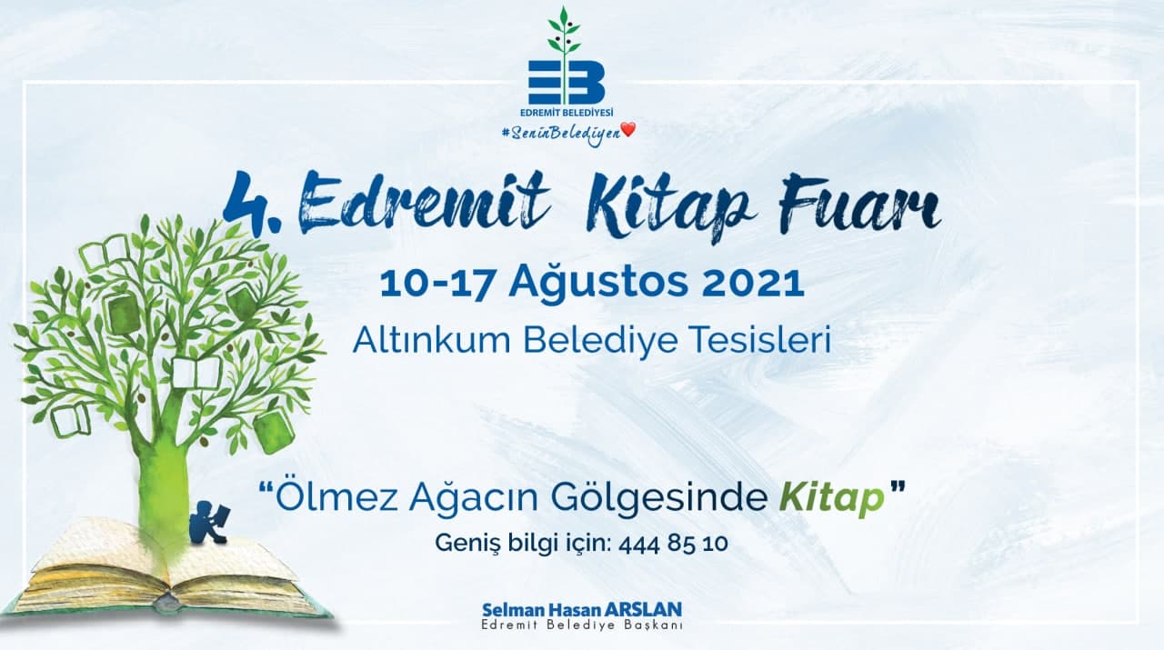 4. Edremit Kitap Fuarı 10 Ağustos’ta Başlıyor