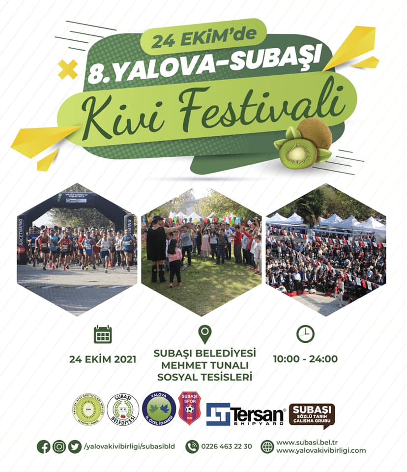 8. Yalova-Subaşı Kivi Festivali Başlıyor