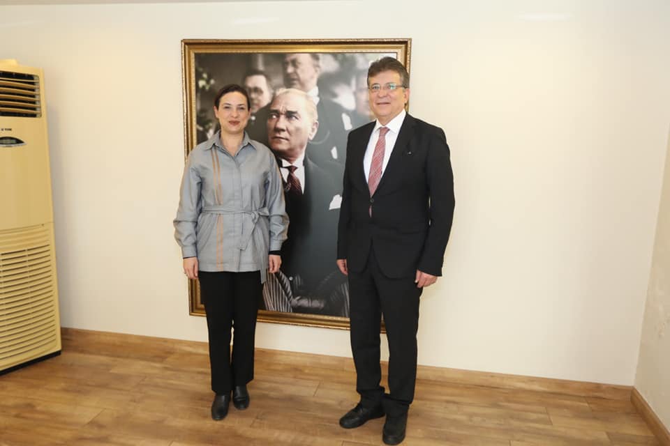 Efes Selçuk Belediye Başkanı Filiz CERİTOĞLU SENGEL'i Makamında Ziyaret Ettik (3)