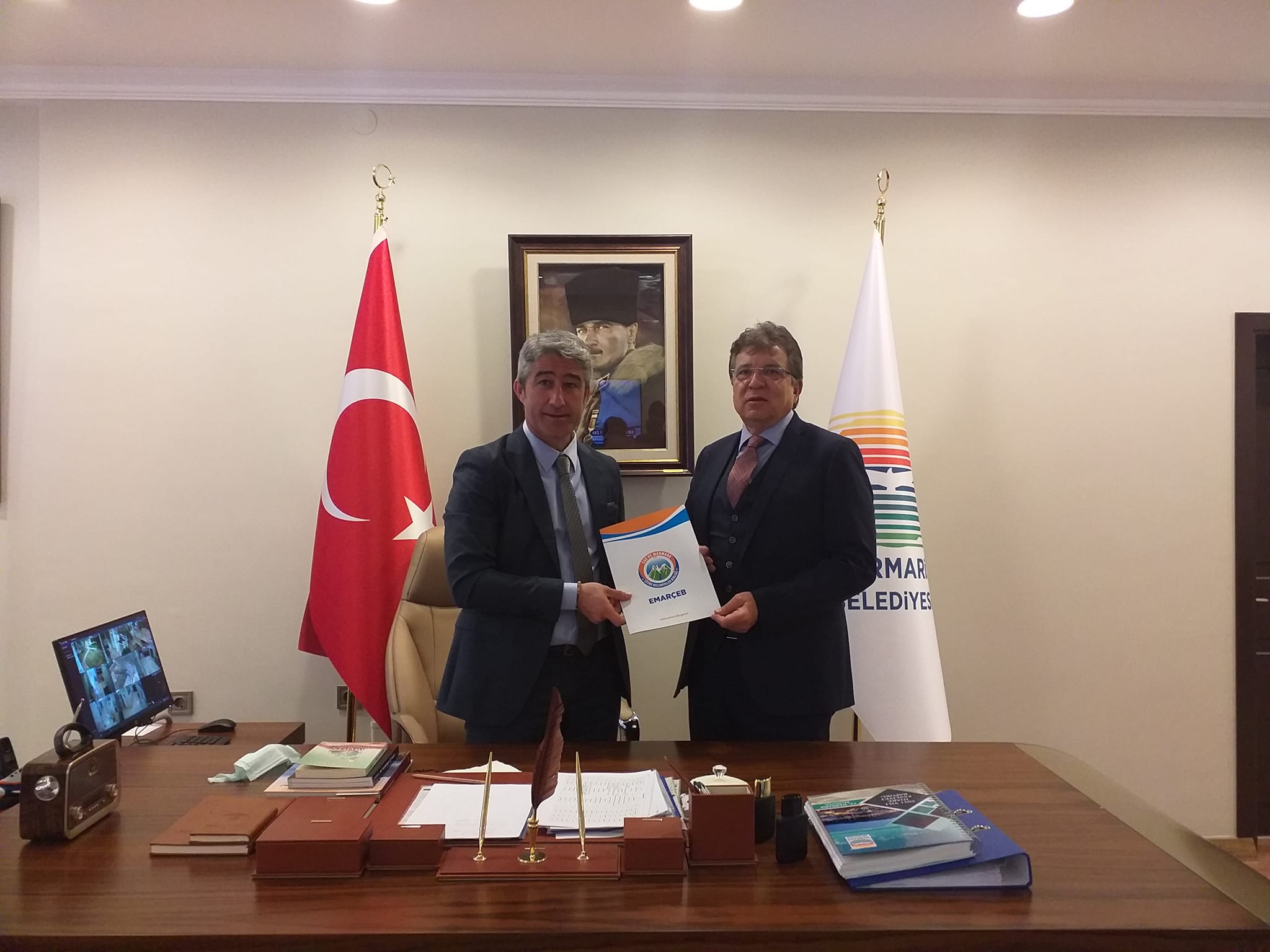 Marmaris Belediye Başkanı Mehmet OKTAY'ı Makamında Ziyaret Ettik (2)