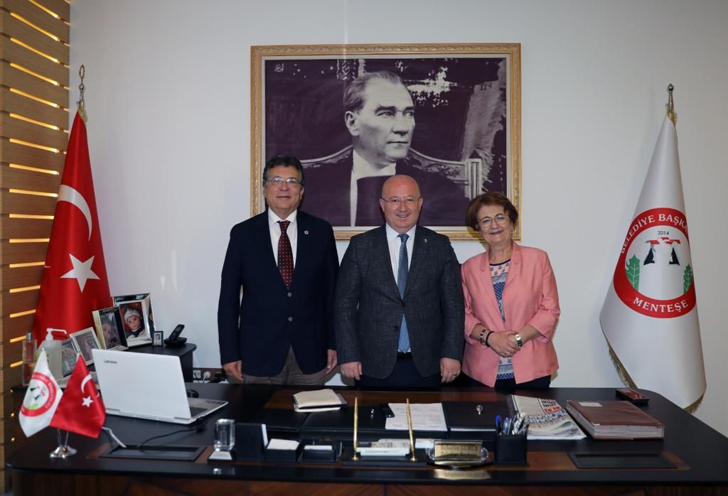 Menteşe Belediye Başkanı Bahattin GÜMÜŞ'ü Makamında Ziyaret Ettik (3)