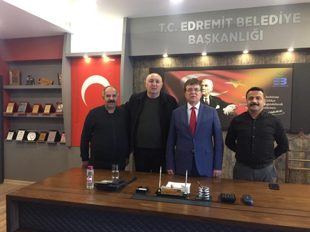 Birlik Çevre Komisyonu Üyemiz İbrahim ÇEKÇİ'den Birlik Başkanımıza Ziyaret