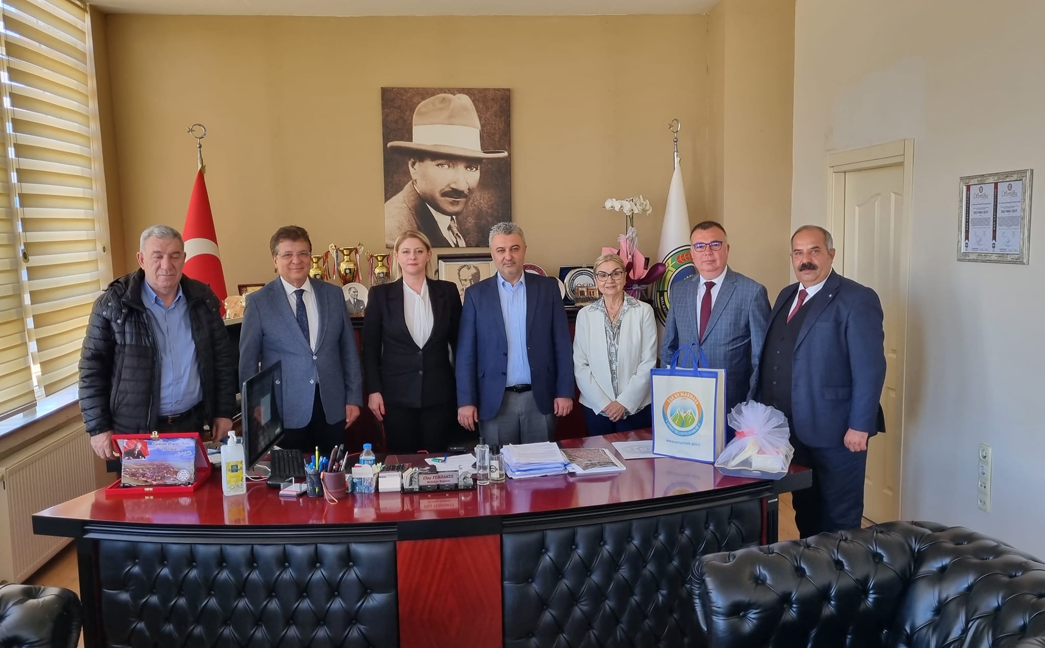 Encümen Üyemiz Malkara Belediye Başkanı Ulaş YURDAKUL’u Makamında Ziyaret Ettik (2)
